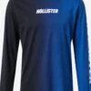 Hollister T-shirts à Manches Longues T-Shirt Homme Bleu / Bleu Marine
