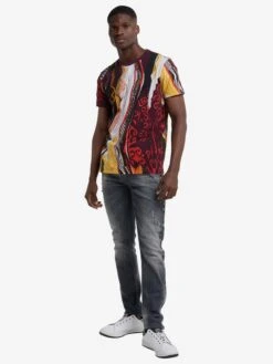 CARLO COLUCCI T-shirts T-Shirt Damiani Homme Rouge Sang 8 CARLO COLUCCI T-shirts T-Shirt Damiani Homme Rouge Sang -F4NT4STIC Soldes 017496be9de09e90872defac0f24fadb