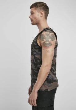 Brandit Débardeurs T-Shirt Homme Olive / Vert Foncé -F4NT4STIC Soldes 03c18e1f142435c830297b36c9072fca 1