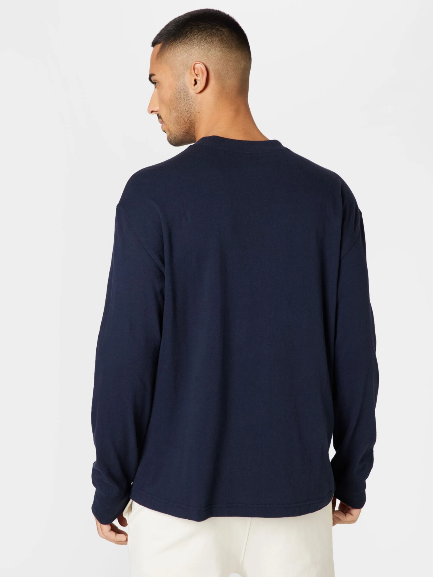 Abercrombie & Fitch T-shirts à Manches Longues T-Shirt Homme Bleu Foncé 6 Abercrombie & Fitch T-shirts à Manches Longues T-Shirt Homme Bleu Foncé – Image 4