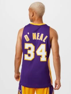 Mitchell & Ness Débardeurs T-Shirt LA LAKERS - NBA SWINGMAN Homme Violet Foncé -F4NT4STIC Soldes 065e61a7e1198877fc2015c3448f1ecb