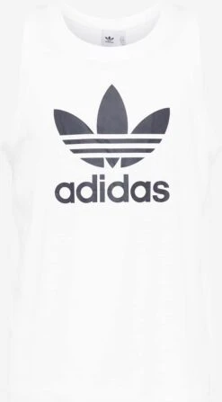 Adidas Originals Débardeurs T-Shirt Trefoil Homme Blanc
