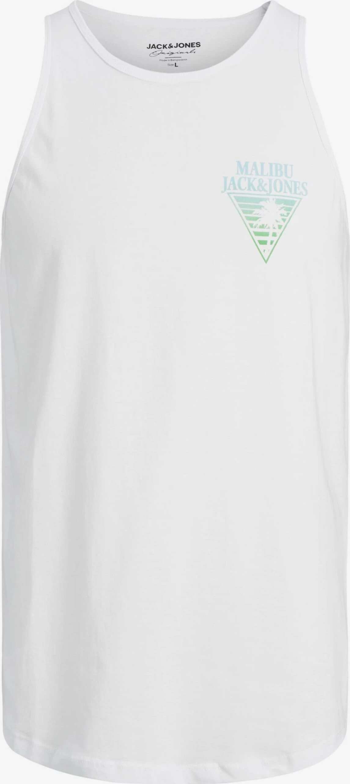 Jack & Jones Débardeurs T-Shirt PALMA Homme Bleu / Bleu Marine / Blanc 4 Jack & Jones Débardeurs T-Shirt PALMA Homme Bleu / Bleu Marine / Blanc – Image 2