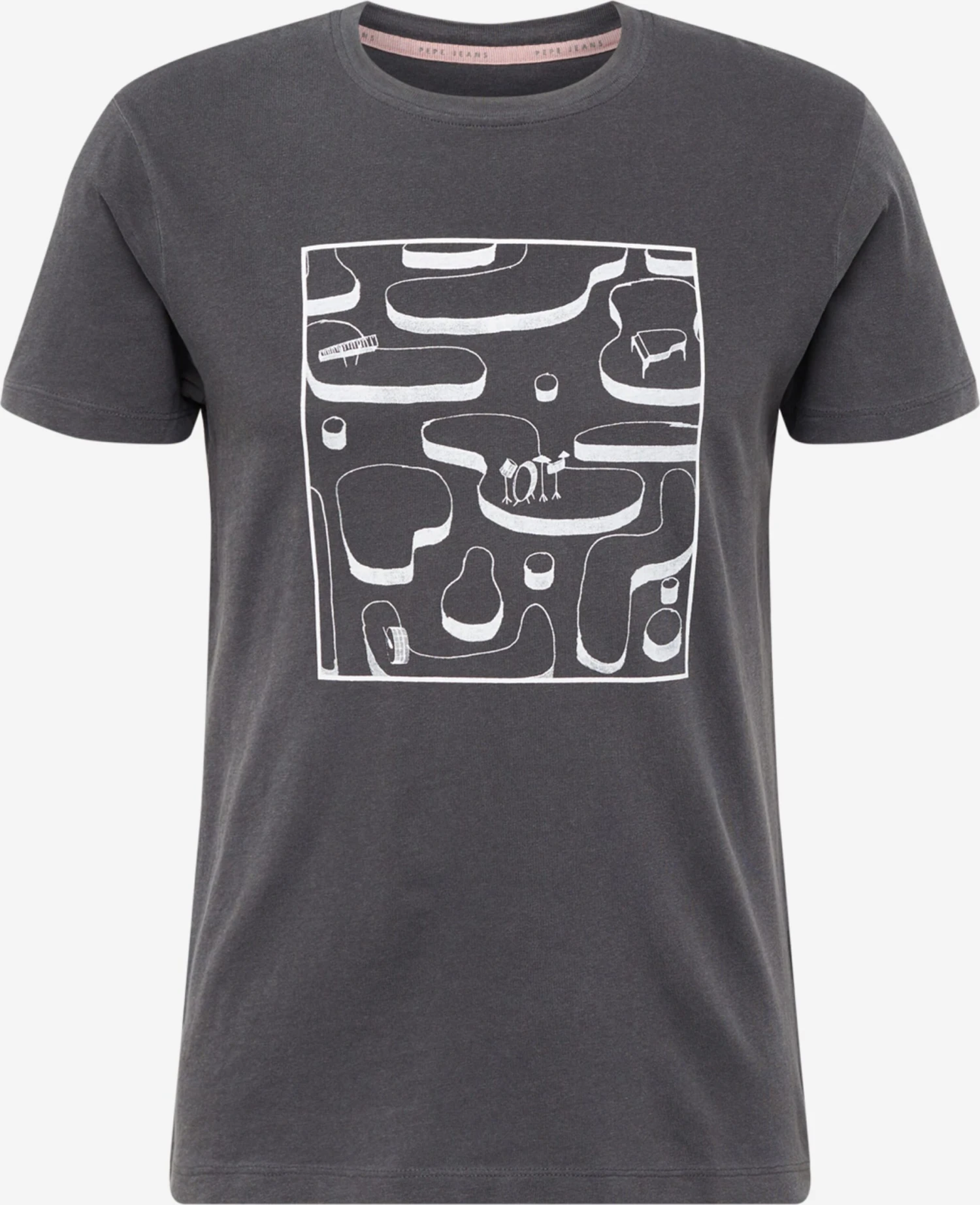 Pepe Jeans T-shirts T-Shirt ALDIS Homme Gris Clair / Gris Foncé 3 Pepe Jeans T-shirts T-Shirt ALDIS Homme Gris Clair / Gris Foncé