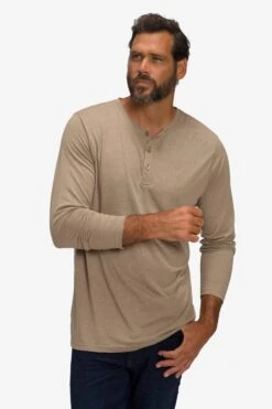 JP1880 T-shirts à Manches Longues T-Shirt Homme Chamois -F4NT4STIC Soldes 1c5ff57fae42130f6c166c16247ccdcb