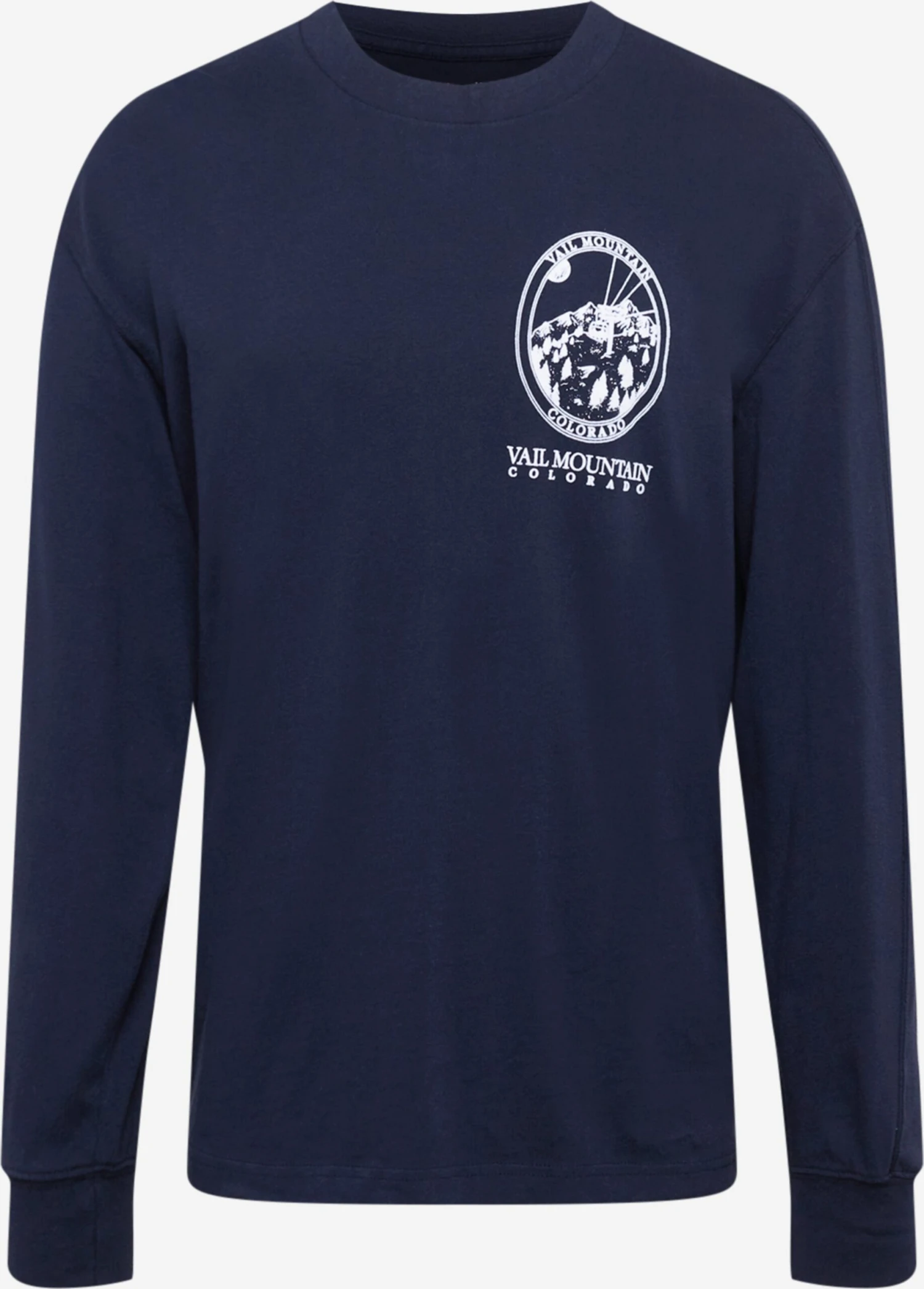 Abercrombie & Fitch T-shirts à Manches Longues T-Shirt Homme Bleu Foncé 3 Abercrombie & Fitch T-shirts à Manches Longues T-Shirt Homme Bleu Foncé