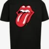 F4NT4STIC T-shirts T-Shirt The Rolling Stones Homme Noir -F4NT4STIC Soldes 2ec7e7b23f8794714078ca3469900b96