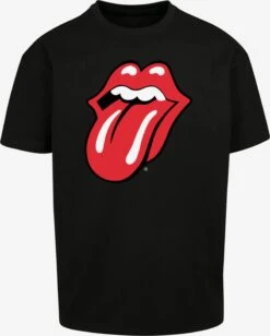 F4NT4STIC T-shirts T-Shirt The Rolling Stones Homme Noir
