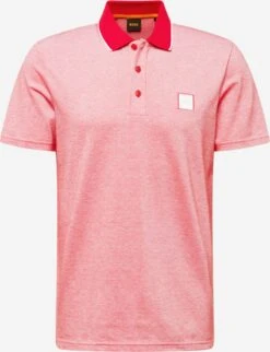 BOSS ORANGE Polos T-Shirt Oxford Homme Rouge