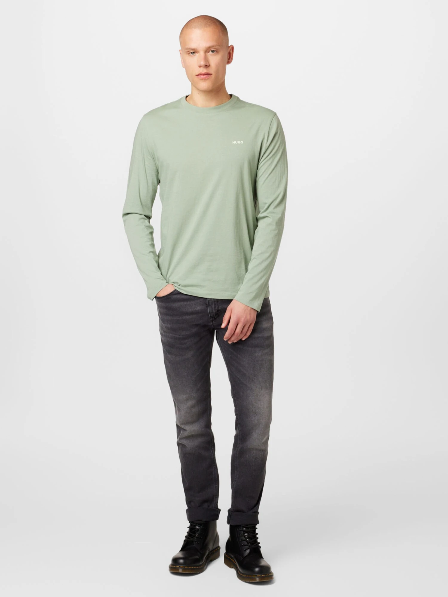 Hugo T-shirts à Manches Longues T-Shirt Derol222 Homme Menthe 7 Hugo T-shirts à Manches Longues T-Shirt Derol222 Homme Menthe – Image 5