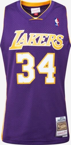 Mitchell & Ness Débardeurs T-Shirt LA LAKERS - NBA SWINGMAN Homme Violet Foncé