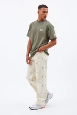 Dr. Denim T-shirts T-Shirt Trooper Homme Kaki -F4NT4STIC Soldes 339a6c013c7d72da28a2cd779b5c7c32