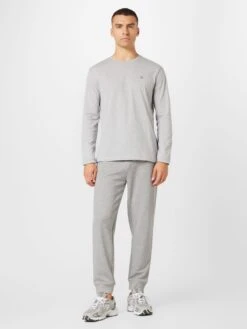 Gant T-shirts à Manches Longues T-Shirt Homme Gris Argenté / Gris Chiné -F4NT4STIC Soldes 358548917cdb0a16f399362222c4513f