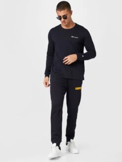 T-shirts à Manches Longues T-Shirt Homme Noir -F4NT4STIC Soldes 369c4a6991153ebdc3d990bcbdb3c543