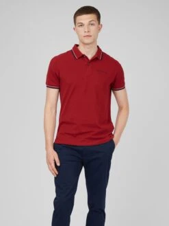 Ben Sherman Polos T-Shirt Homme Rouge -F4NT4STIC Soldes 37da14e0b2493bb7acda8c1a13196770