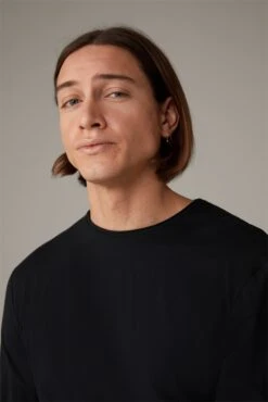 Strellson T-shirts à Manches Longues T-Shirt Tyler Homme Noir -F4NT4STIC Soldes 3af5ae1cc353ff1125215d3f4620c71a