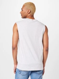 WEEKDAY Débardeurs T-Shirt Benjamin Homme Gris Chiné -F4NT4STIC Soldes 3fde21efbe36c5f6b90d95d056c95e46