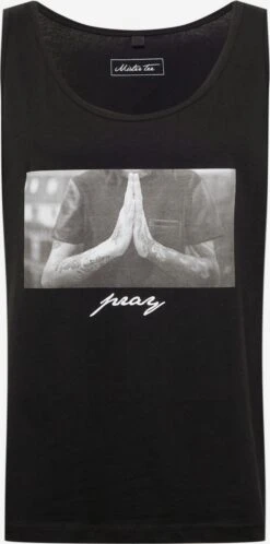 Mister Tee Débardeurs T-Shirt Pray Homme Noir