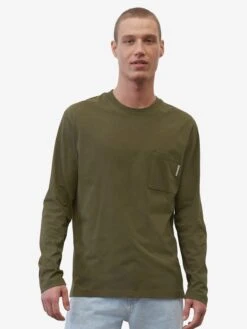 Marc O'Polo DENIM T-shirts à Manches Longues T-Shirt Homme Vert Foncé -F4NT4STIC Soldes 44a1fa51db2eb20b8f7af1cde855cdb3