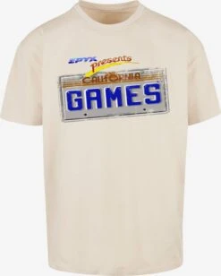 F4NT4STIC T-shirts T-Shirt California Games Plate Homme Sable