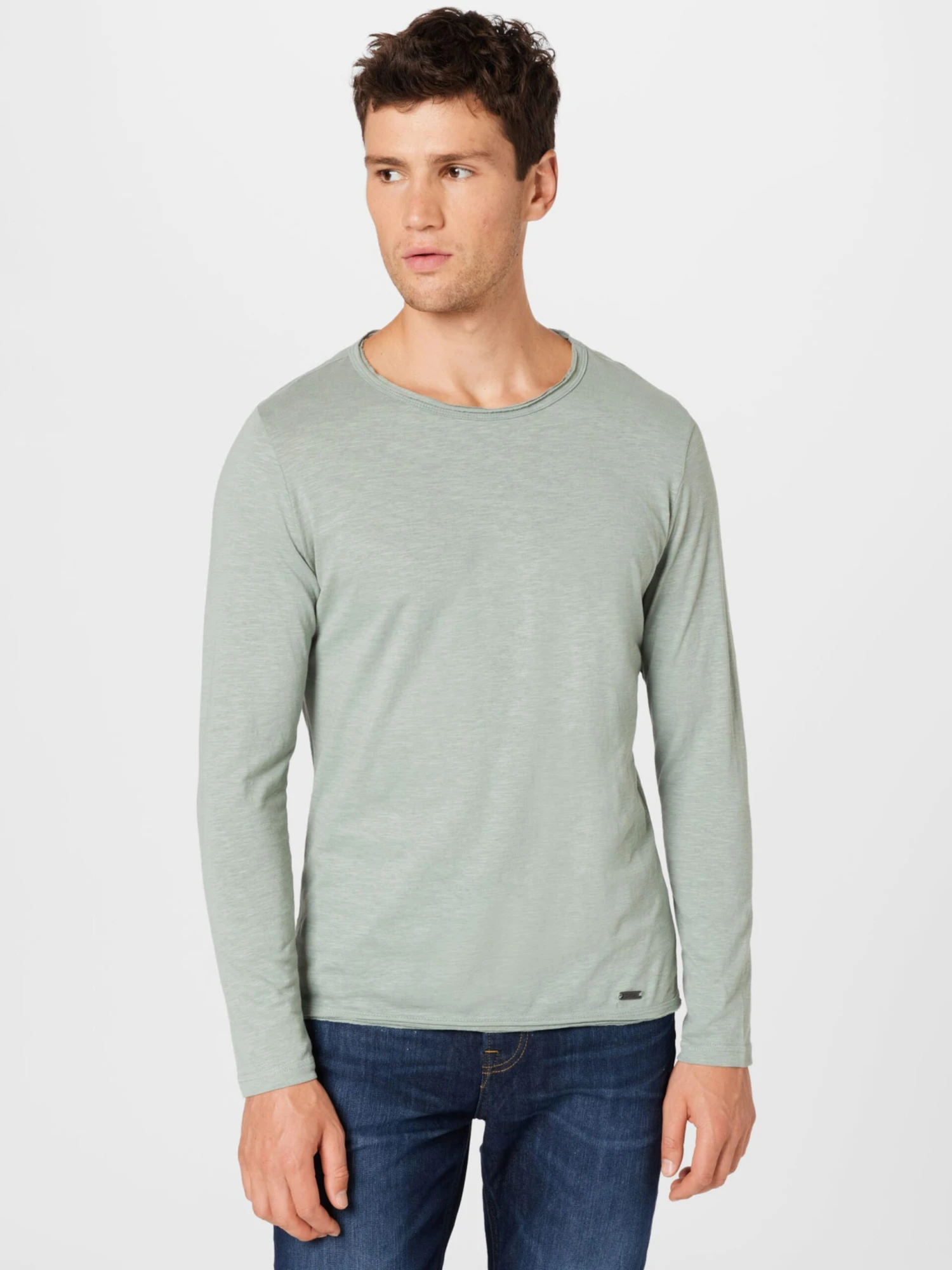 Key Largo T-shirts à Manches Longues Coupe Regular T-Shirt CHEESE Homme Vert Pastel 5 Key Largo T-shirts à Manches Longues Coupe Regular T-Shirt CHEESE Homme Vert Pastel – Image 3