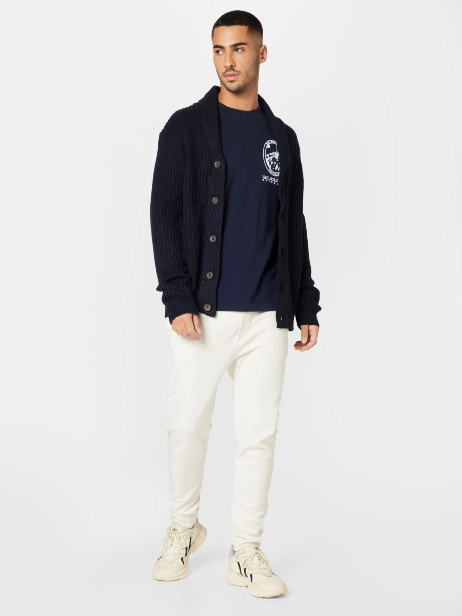 Abercrombie & Fitch T-shirts à Manches Longues T-Shirt Homme Bleu Foncé 7 Abercrombie & Fitch T-shirts à Manches Longues T-Shirt Homme Bleu Foncé – Image 5