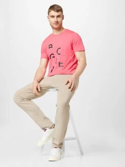 Bogner T-shirts T-Shirt ROC Homme Rose Clair -F4NT4STIC Soldes 4c6a49e3ffba32b3f8988f9b366a70fa