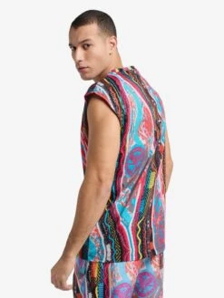 CARLO COLUCCI Débardeurs T-Shirt DeLeo Homme Mélange De Couleurs -F4NT4STIC Soldes 4d62fdf9bfbdfe65e7f45647d10b1bee