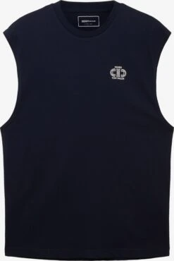 TOM TAILOR Denim Débardeurs T-Shirt Homme Bleu Marine