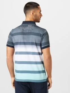 Camp David Polos T-Shirt Homme Bleu-gris / Pétrole / Vert Pastel -F4NT4STIC Soldes 51b67dcb78b3945050637cdecf5239b3