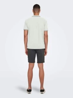 Only & Sons Polos T-Shirt Fletcher Homme Blanc -F4NT4STIC Soldes 5596187adcbb3ea996bef7409a3a595e
