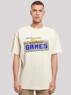 F4NT4STIC T-shirts T-Shirt California Games Plate Homme Sable -F4NT4STIC Soldes 56df15f7d2fdf7135cde206424db8634