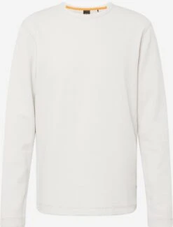 BOSS ORANGE T-shirts Ă Manches Longues T-Shirt Tempesto Homme Gris Clair