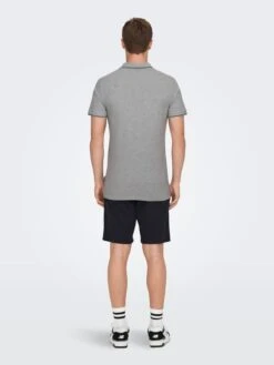 Only & Sons Polos T-Shirt Flecher Homme Gris Clair -F4NT4STIC Soldes 5e861b34d8482cff5edc0c09cccdb345