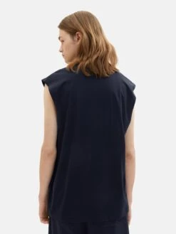 TOM TAILOR Denim Débardeurs T-Shirt Homme Bleu Marine -F4NT4STIC Soldes 5f291f36d5c41f517eaa32550e902fff