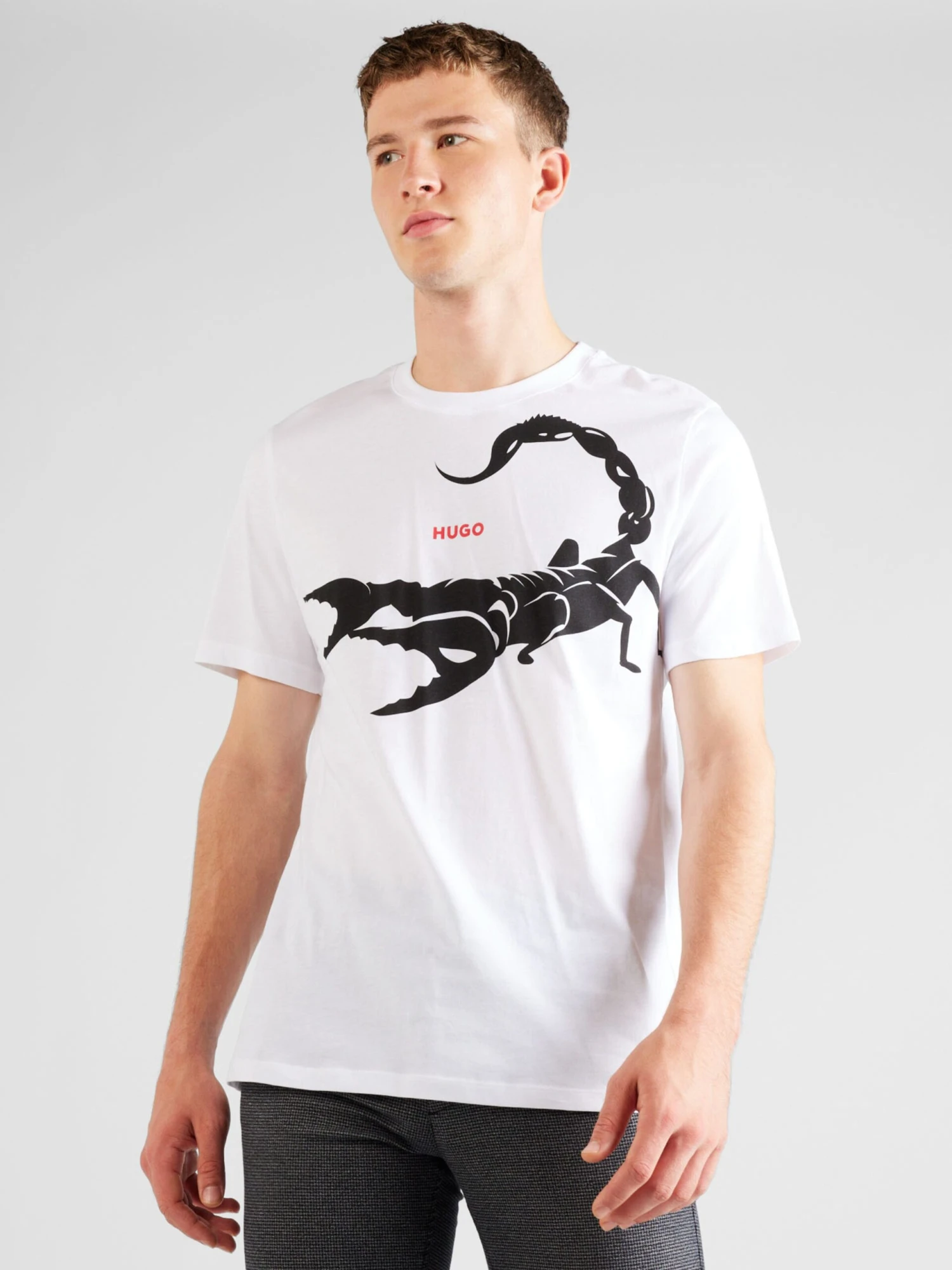 Hugo T-shirts T-Shirt Darpione Homme Blanc 5 Hugo T-shirts T-Shirt Darpione Homme Blanc – Image 3