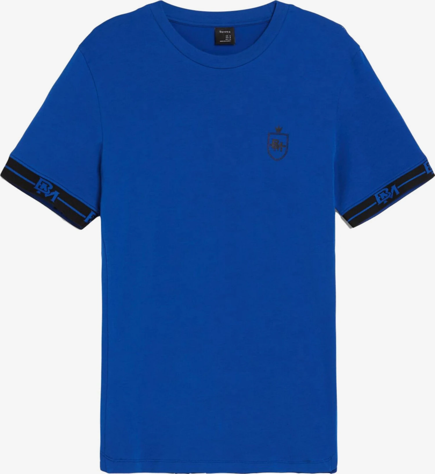 BERSHKA T-shirts T-Shirt Homme Bleu Roi 3 BERSHKA T-shirts T-Shirt Homme Bleu Roi