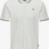 Only & Sons Polos T-Shirt Fletcher Homme Blanc 1 Only & Sons Polos T-Shirt Fletcher Homme Blanc -F4NT4STIC Soldes 6283b24870f9c5943287cfb2042f8f95