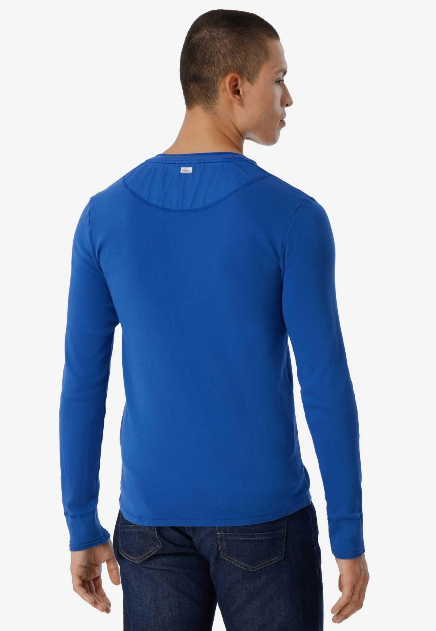 T-shirts à Manches Longues T-Shirt Homme Bleu 5 T-shirts à Manches Longues T-Shirt Homme Bleu – Image 3