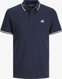 Polos T-Shirt Homme Bleu Chiné