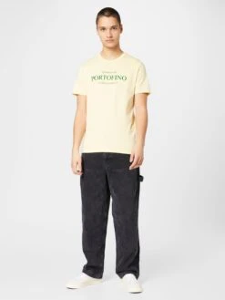 T-shirts T-Shirt PORTOFINO TENNIS Homme Jaune -F4NT4STIC Soldes 683a7b711c0cbede0658108785a8ce6f