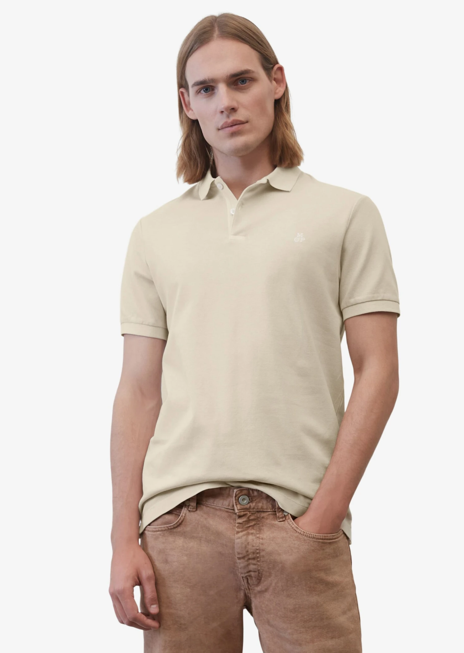 Marc O'Polo Polos Coupe Regular T-Shirt Homme écru 4 Marc O'Polo Polos Coupe Regular T-Shirt Homme écru – Image 2