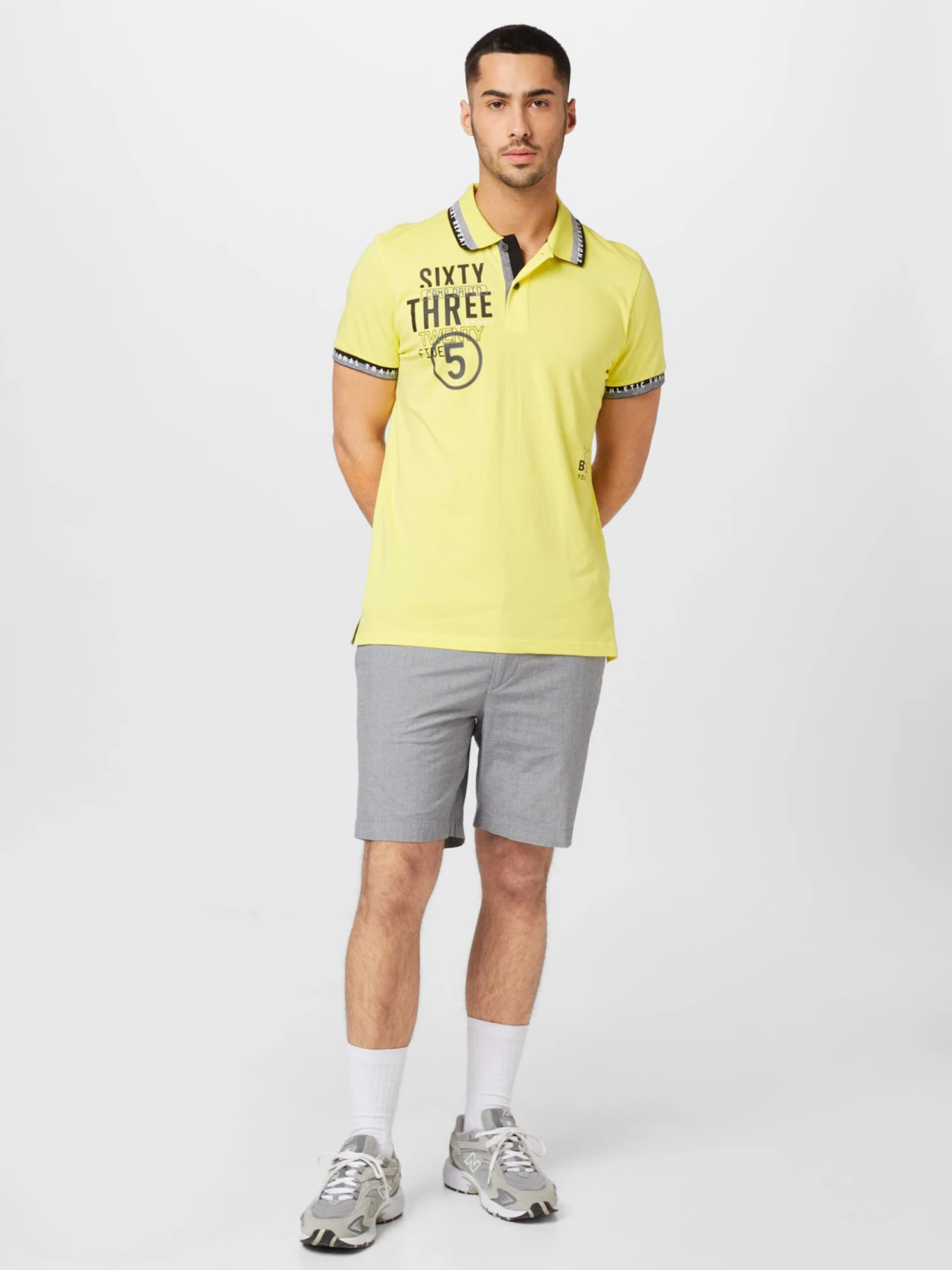 Camp David Polos T-Shirt Homme Jaune 6 Camp David Polos T-Shirt Homme Jaune – Image 4