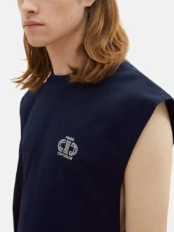 TOM TAILOR Denim Débardeurs T-Shirt Homme Bleu Marine -F4NT4STIC Soldes 6d8df61312f670c3c2405bcf1ebfc1cb