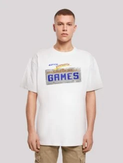 F4NT4STIC T-shirts T-Shirt California Games Plate Retro Gaming SEVENSQUARED Homme Blanc -F4NT4STIC Soldes 6e61d69d1a5a4bbcc53d3618123e6e10