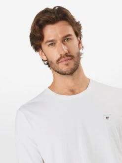 Gant T-shirts à Manches Longues Coupe Regular T-Shirt Homme Blanc 11 Gant T-shirts à Manches Longues Coupe Regular T-Shirt Homme Blanc -F4NT4STIC Soldes 742287397cca3a82b2d910811c0702c7