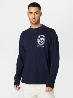 Abercrombie & Fitch T-shirts à Manches Longues T-Shirt Homme Bleu Foncé 9 Abercrombie & Fitch T-shirts à Manches Longues T-Shirt Homme Bleu Foncé -F4NT4STIC Soldes 74af9ffeceab3632146178e328d9b65c