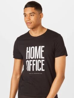 T-shirts T-Shirt Home Office Homme Noir -F4NT4STIC Soldes 7636aaff1c976a2c3a1a4001b5844a9a