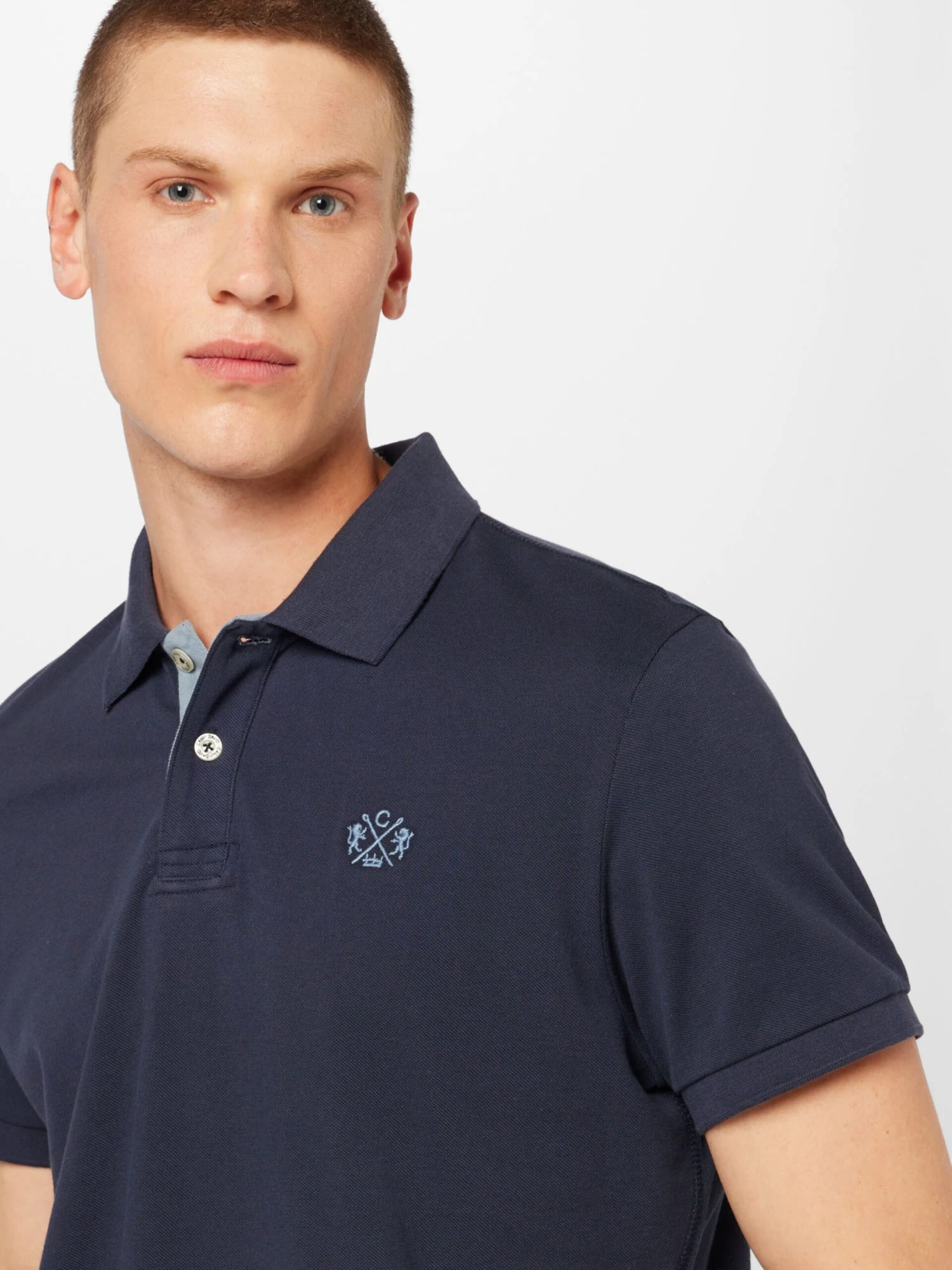 Camp David Polos T-Shirt Homme Bleu / Bleu Marine 4 Camp David Polos T-Shirt Homme Bleu / Bleu Marine – Image 2