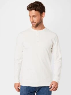 Selected Homme T-shirts à Manches Longues T-Shirt Homme Crème -F4NT4STIC Soldes 79d49bbd76c654d0d78131da4690ca1b